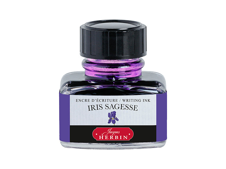 墨☆寶翰凝香朱墨　清時代 J3-2 Jacques Herbin｜珍珠彩墨】鳶尾紫_Iris sagesse_30ml