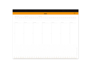 【Rhodia|time】Weekly planner桌上型週日誌_A4+_22.2x29.9cm_60張可撕