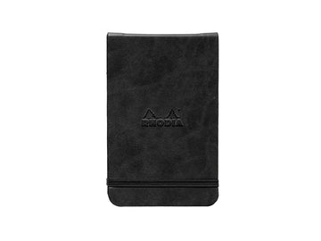 【Rhodia｜Boutique】WebNotepad精裝皮面束帶筆記本_A6_ 象牙色橫線_90g_96張