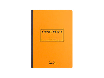 【Rhodia｜Classic】compositionbook 線裝校園筆記本_A5_80g_80張_橘色