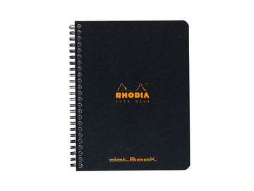 【Rhodia｜Classic】圈裝筆記本_A5+_16x21cm_80g_80張_黑色
