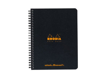 【Rhodia|Classic】圈裝筆記本_A5+_16x21cm_80g_80張_黑色