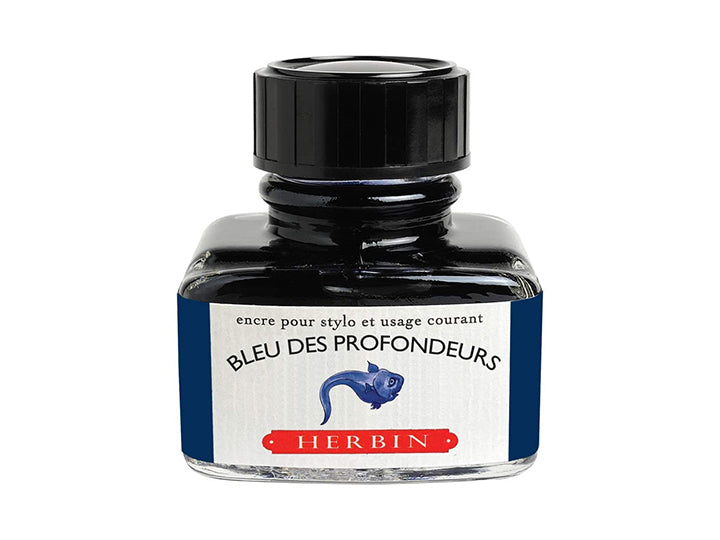 Jacques Herbin｜珍珠彩墨】深海藍_BleuDesProfondeurs_30ml