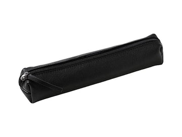 【Clairefontaine｜Leather pencil cases】_植鞣小羊皮革拉鍊軟袋 _小方形 _4x2.5x19.5cm