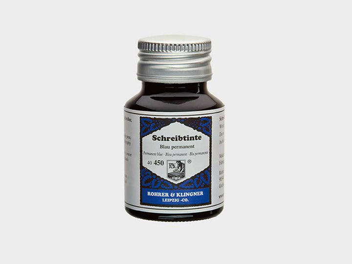 【Rohrer&Klingner|鋼筆墨水】永恆藍_Blaupermanent_50ml