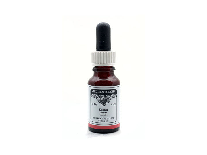 【Rohrer&Klingner|現代彩繪及書法墨水】胭脂紅色_12ml